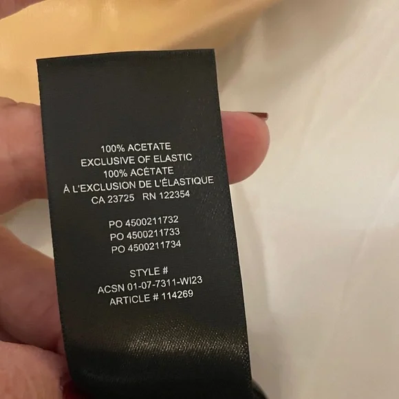 Babaton Rich Mocha Brown Satin Midi Skirt - Picture 5 of 6